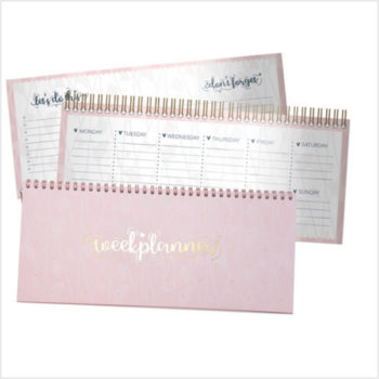 Weekplanner "Weekly Planner" Roze