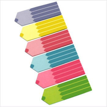 Page markers "potlood"